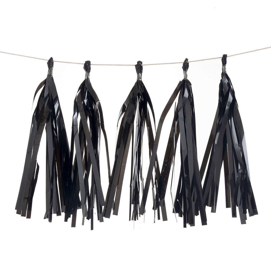 Pre-Tied Metallic Foil Fringe Tassel Garland, Tinsel Curtain for Photo Backdrop Party Decoration#whtbkgd