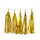 Pre-Tied Metallic Foil Fringe Tassel Garland, Tinsel Curtain for Photo Backdrop Party Decoration#whtbkgd