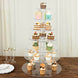 7-Tier Clear Round Acrylic Cupcake Tower Stand, Heavy Duty Cake Stand Dessert