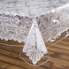 Clear 10 Mil Thick Eco-friendly Vinyl Waterproof Tablecloth PVC Square Disposable Tablecloth #whtbkgd