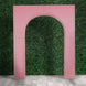 7ft Pink Spandex Backdrop Stand Cover for Rectangular Arc de Triomphe Metal Stand, Stretch Fitted