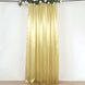 8ftx10ft Champagne Satin Formal Event Backdrop Drape, Window Curtain Panel