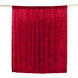 8ft Burgundy Premium Velvet Backdrop Stand Curtain Panel, Privacy Drape