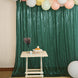8ftx8ft Hunter Emerald Green Sequin Event Background Drape, Photo Backdrop Curtain Panel