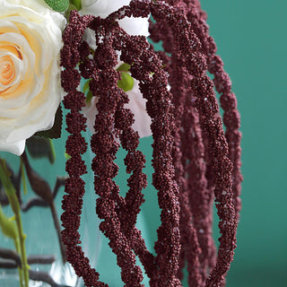 Create Stunning Event Decor with Burgundy Artificial Amaranthus Flower Stem Spray Create Stunning Event Decor with Burgundy Artificial Amaranthus Flower Stem Spray