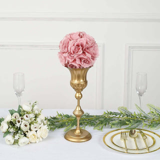 Mauve Artificial Silk Rose Kissing Balls for Unforgettable Decor Mauve Artificial Silk Rose Kissing Balls for Unforgettable Decor