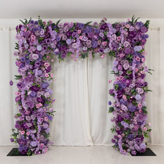 Lavender Flower Wall Arch with Fabric Backing – A Stunning Statement Piece for Weddings & Events Lavender Flower Wall Arch with Fabric Backing – A Stunning Statement Piece for Weddings & Events