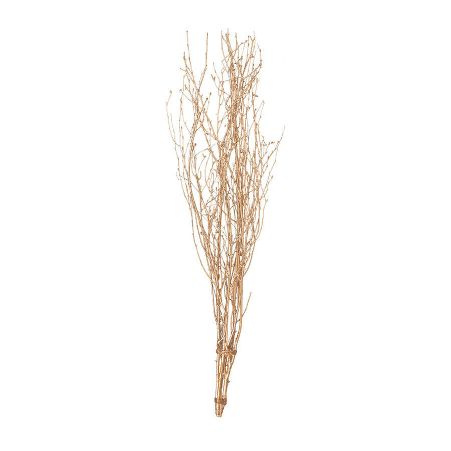 6 Pack Metallic Gold Extra Long Willow Tree Branches#whtbkgd