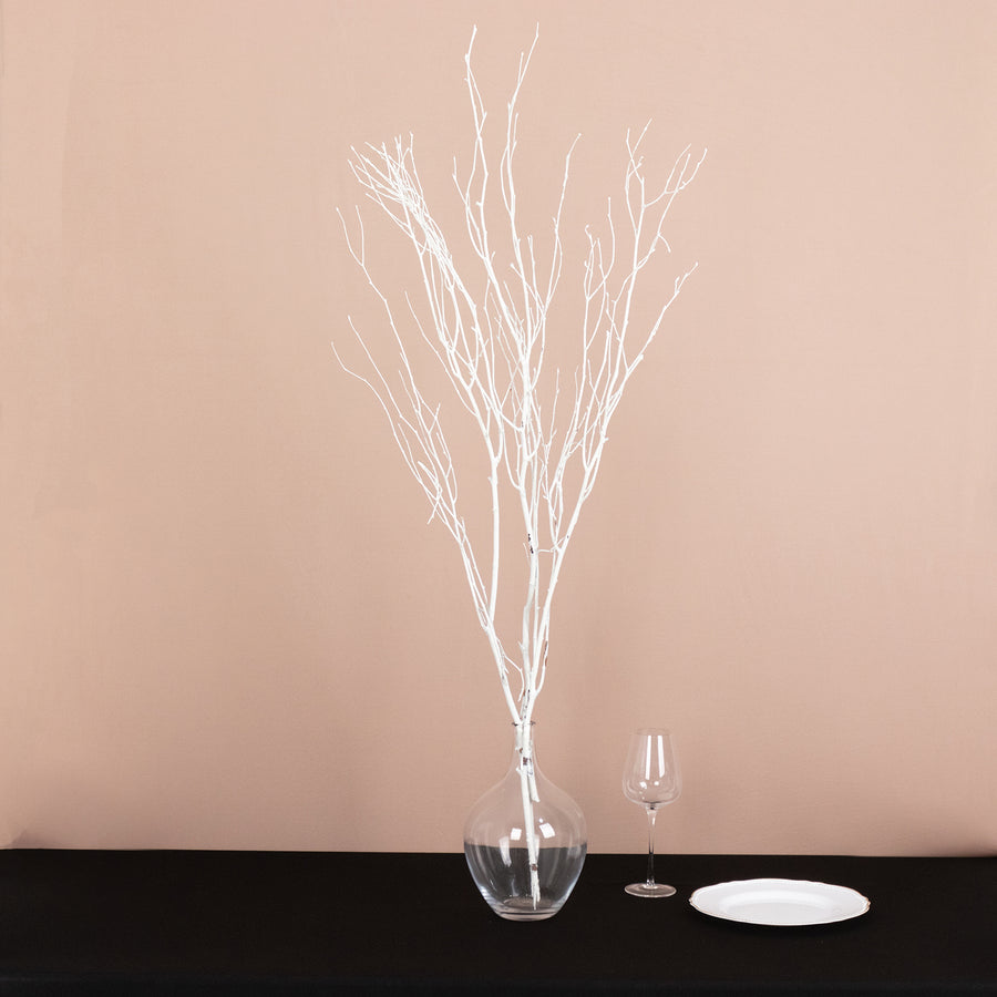 6 Pack White Extra Long Willow Tree Branches