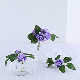 Lavender Lilac Artificial Foam Flowers for Stunning Event Decor