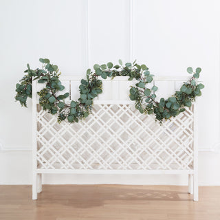 Create Stunning Event Decor with the Real Touch Green Artificial Eucalyptus/Boxwood Leaf Garland Vine Create Stunning Event Decor with the Real Touch Green Artificial Eucalyptus/Boxwood Leaf Garland Vine