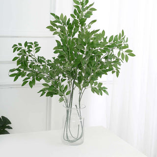 Add a Natural Green Touch with Light Green Artificial Silk Beech Leaf Branches Add a Natural Green Touch with Light Green Artificial Silk Beech Leaf Branches