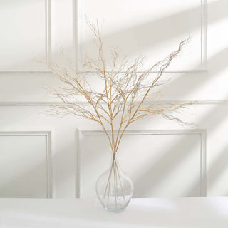 Create a Rustic and Charming Atmosphere with Metallic Gold Willow Twig Branch Sprays Create a Rustic and Charming Atmosphere with Metallic Gold Willow Twig Branch Sprays