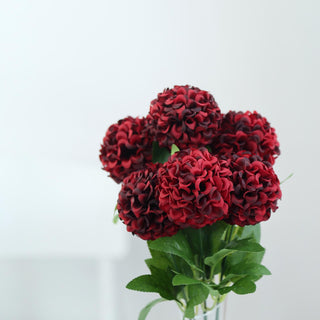 Burgundy Artificial Silk Chrysanthemum Flowers: The Perfect Choice for Lasting Beauty