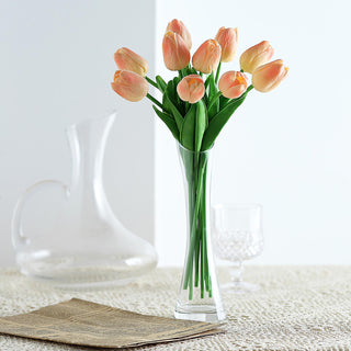 Elegant Peach Tulip Bouquets for Stunning Event Decor