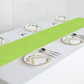 Unleash Your Creativity with the Apple Green Polyester Table Runner