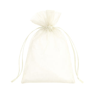 Sheer white drawstring pouch for gifts or storage #whtbkgd