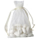 10 Pack 4"x6" Ivory Organza Drawstring Wedding Party Favor Gift Bags