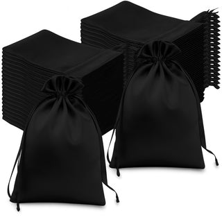 Creative Uses and Décor Ideas for Black Satin Favor Bags Creative Uses and Décor Ideas for Black Satin Favor Bags