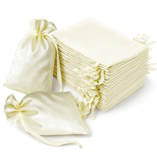 Creative Uses and Décor Ideas for Yellow Satin Favor Bags Creative Uses and Décor Ideas for Yellow Satin Favor Bags