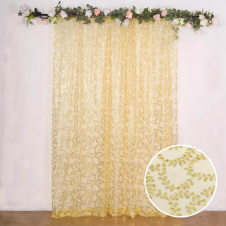 Captivating Gold Sequin Backdrop Curtain Captivating Gold Sequin Backdrop Curtain