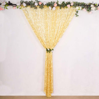 Elevate Your Event Decor with Gold Embroider Sequin Elevate Your Event Decor with Gold Embroider Sequin