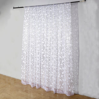 Elevate Your Event with the Silver Sequin Backdrop Curtain