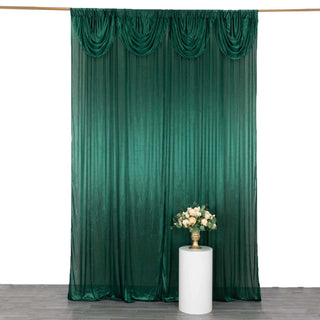 Enhance Your Event with the Hunter Emerald Green Satin Drapery Panel Enhance Your Event with the Hunter Emerald Green Satin Drapery Panel