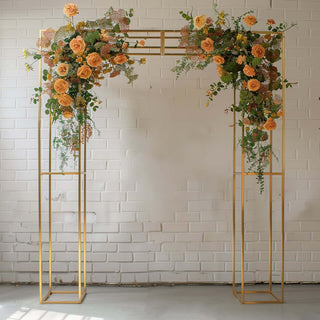 Golden wedding arch - Ideal for both professional and personal use. Golden wedding arch - Ideal for both professional and personal use.