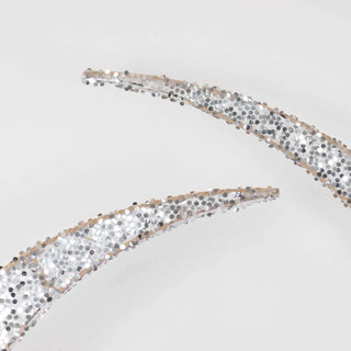 Silver Sequin Backdrop Covers For Curved Backdrop Stands Silver Sequin Backdrop Covers For Curved Backdrop Stands