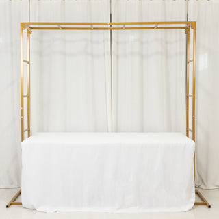 Elegant Gold Square Arbor for Stunning Event Backdrops Elegant Gold Square Arbor for Stunning Event Backdrops