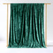 Hunter Emerald Green Crushed Velvet Backdrop Curtain – 5ft x 10ft Event Drape