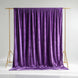 Purple Crushed Velvet Backdrop Curtain – 5ft x 10ft Event Drape with Rod Pocket