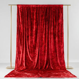 <strong>Crushed Red Velvet Backdrop Curtain for Versatile Use</strong> <strong>Crushed Red Velvet Backdrop Curtain for Versatile Use</strong>