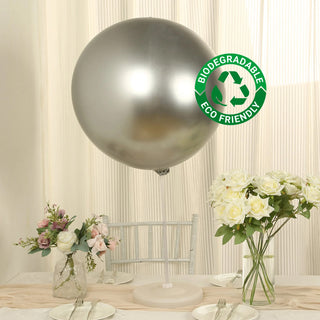 Stunning Metallic Chrome Silver Balloons for a Dazzling Event Stunning Metallic Chrome Silver Balloons for a Dazzling Event