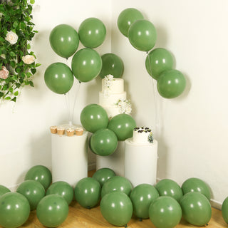 Thick Matte Pastel Dusty Sage Green Biodegradable Balloons Thick Matte Pastel Dusty Sage Green Biodegradable Balloons