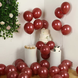 Thick Matte Pastel Burgundy Biodegradable Balloons Thick Matte Pastel Burgundy Biodegradable Balloons