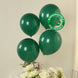 50 Pack Matte Pastel Hunter Emerald Green Biodegradable Balloons 12inch, Round Eco-friendly