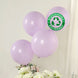 50 Pack Matte Pastel Purple Biodegradable Balloons 12inch, Round Eco-friendly