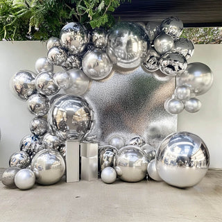 <strong>Eye-Catching 4D Orbz Silver Mylar Balloons for Stunning Event Décor</strong> <strong>Eye-Catching 4D Orbz Silver Mylar Balloons for Stunning Event Décor</strong>