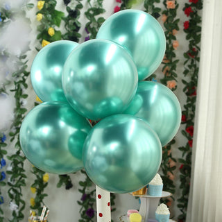 Make a Statement with Green Metallic Chrome Balloons