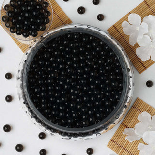 Add a Touch of Elegance with Large Black Nontoxic Jelly Ball Water Bead Vase Fillers