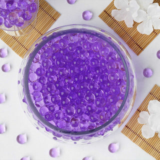 Add a Pop of Color to Your Décor with Large Purple Nontoxic Jelly Ball Water Bead Vase Fillers