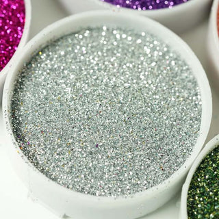 Shimmer and Shine with Silver Extra Fine Glitter