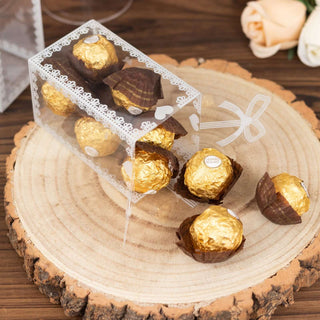 Stylish and Versatile Transparent Plastic Party Favor Boxes Stylish and Versatile Transparent Plastic Party Favor Boxes