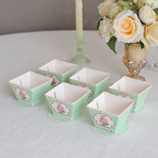 Turquoise Mini Teacup and Saucer Party Favor Boxes - A Must-Have for Any Event