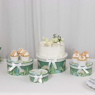<strong>Versatile White Green Greenery Leaves Gift Boxes</strong> <strong>Versatile White Green Greenery Leaves Gift Boxes</strong>