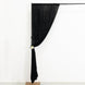 8ft Black Premium Velvet Backdrop Stand Curtain Panel, Privacy Drape