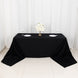 90x156inch Black Rectangle Chambury Casa 100% Cotton Tablecloth