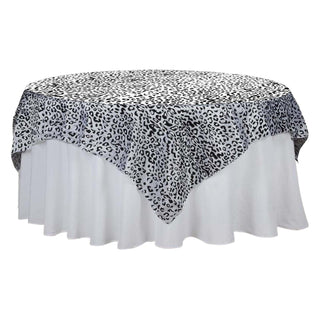 Add Glamour and Energy to Your Decor with a Leopard Print Table Overlay